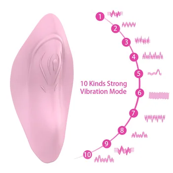 IKOKY Prenosné Pánty Vibrátor Klitorálny Stimulátor Neviditeľné Vibračné Vajíčko Ženská Masturbácia, Diaľkové Ovládanie, Sexuálne Hračky pre Ženy