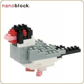 Nové Nanoblock Java Sparrow NBC-125 80 Kusov Micro-Veľké Stavebné Bloky, Vzdelávacie Hračky Pre Deti, Mini Tehly Kawada