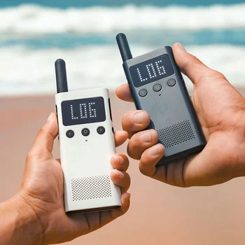 Pôvodný Xiao Mijia Smart Walkie Talkie 1S S FM Rádiom Ručné Civilné Vysoký Výkon Ultratenké Dlhé Vzdialenosti Vonkajšie Cestovanie