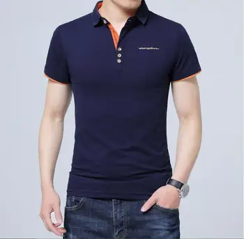 ZNG 2019 Nové Mužov Oblečenie Mužskej Módy Bežné Mužov Košele Polo Pevné Bežné Polo Tričko Tričko Vrchné Kvalitné Slim Fit
