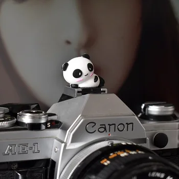 Fotoaparát horúci obuvi Cartoon Ochranný kryt Panda pre canon 5DIV EOSR nikon D850 D800 sony A7R4 A7R3 fuji xt3 xt30 xt20