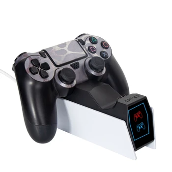 PS4 Radič Nabíjačku LED Indikátor Nabíjania Dock Stanica pre PS4 Slim/Pro