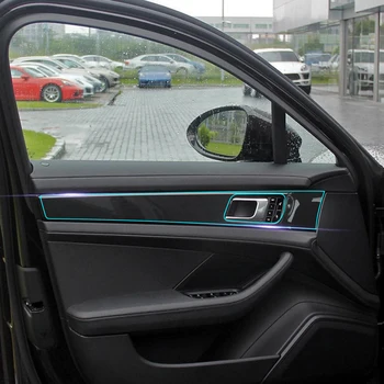 Auto stredovej Konzoly regulačné zariadenia Panel Auta Interiérom Ochranný Film Nálepka pre Porsche Panamera 2017-2018 Príslušenstvo