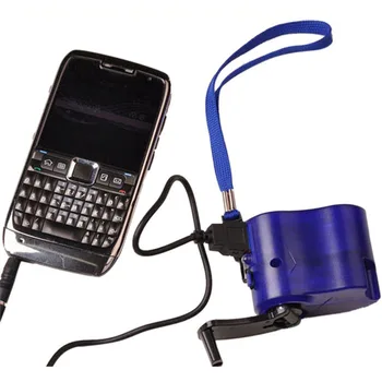 Nabíjačka USB Nabíjanie Núdzové Ručné Kľuky Moc Dynamo Prenosné Pre Vonkajšie Mobilný Telefón XR-Hot
