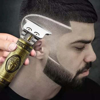 USB nabíjateľné keramický Zastrihávač kaderníctvo Hair Clipper Stroj vlasov strihanie Brady Zastrihávač Vlasov Muži strih Styling nástroj