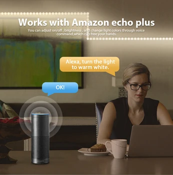GLEDOPTO ZigBee 3.0 RGBCCT LED Pásy Controller Pro Smart APP Hlasové Ovládanie Práce s Alexa Echo Plus SmartThings RF Diaľkové