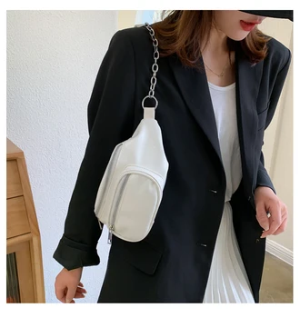 2020 nové módne kožené módne messenger taška všestranný chain bag taška cez rameno pre ženy