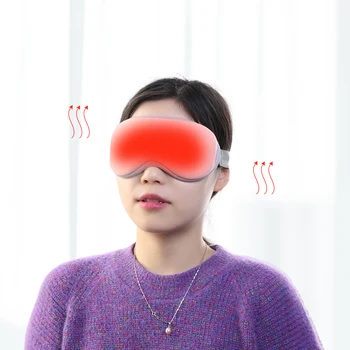 3D Para Očná Maska Zbaviť sa Únavy Očí Kúrenie, Spací Maska Spaním Relaxovať Oči Kryt USB Rozhranie zaviazanými očami pokoj na Lôžku Eyeshade
