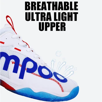 TaoBo 2020 Pôvodné Kumpoo TPU Pro Bedminton Topánky Muži Ženy Priedušný Extrémne Ľahké Tenis Tenisky Anti-Slip Krytý Zapatillas