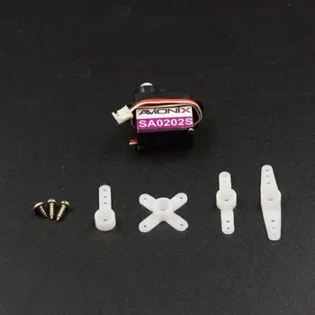 RC hobby accerssories časti SA0202S (2.0 Gms) analógový plastové servo