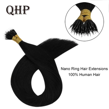 Ľudské Vlasy Nano Krúžok predlžovanie Vlasov Stroj Remy Pre-lepené Priamo Nano Tip Indické Vlasy