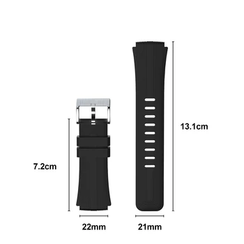 22 mm sledovať popruh vhodný pre TK04 TK05 M4 M5 GPS Smart hodinky módne farby silikónový náramok