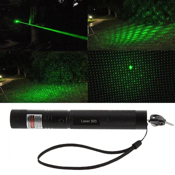 Lov 532nm 8000m Zelený Laser Sight Laser 303 Ukazovateľ Vysoko Výkonné Zariadenie Nastaviteľné Zaostrenie Lazer Laserové Pero Hlavy, Pálenie Zápas