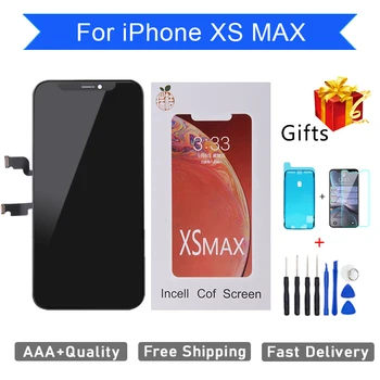Test AAA ++ Incell Displej Pre iPhone XS MAX Dotykový LCD Displej Digitalizátorom. Montáž Žiadne Mŕtve Pixely Ideálny pantalla Zadarmo Shipp