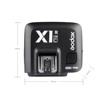 Godox X1C X1R-C TTL Bezdrôtový Prijímač pre Canon EOS series Kamery (X1C-R)
