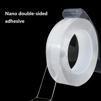 Obojstranné Nano Magic Pásky Opakovane Silné Malleability Transparentné Nepremokavé Bez Stopy Nano Pásky 1M/2M/3M/5M/10M