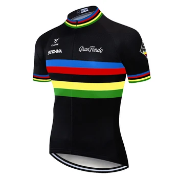2020 STRAVA cyklistika dres Horský bicykel tričko rýchle suché krátky rukáv maglia ciclismo mužov priedušná maillot mtb hombre
