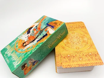 Tarot Zlatého Kolesa 78 Karty Paluby ruské Vydanie Inšpirovaný Rozprávky Mila Losenko Aeclectic Ostrý Veštenie Hra