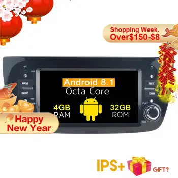 Najnovšie Android 8.1 Auto DVD Multimediálne hlavu jednotkou Pre FIAT DOBLO/Opel Combo/Tour 2010+ s GPS navigácie Rádio stereo /RDS 4+32 G