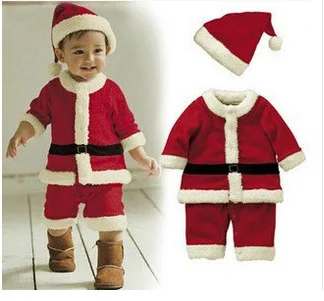 Dievčenské Vianočné Kostýmy Detí Hrať Santa Claus Šaty, Chlapčenské Výkon Vyhovovali Batoľa Dievča Oblečenie Batoľa Chlapec Oblečenie