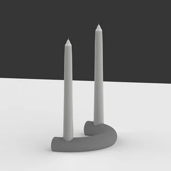 Cement Sviečkový Silikónové Formy svietnik Vybavenie Formy CandleHolder pre Domáce Dekorácie DIY tvorivé Kremíka Formy