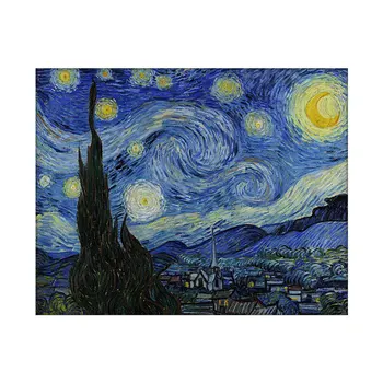 Nový Príchod Diamants Maľovanie Na Svete Známy Diamant Výšivky Van Gogha, Hviezdna Mesiac Plný Štvorcové A Okrúhle Vŕtať Abstraktnú Olejomaľbu