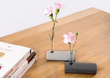Konkrétne silikónové formy stôl dekorácie kvetináč formy cementu hydroponics váza plesní