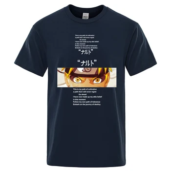 Naruto T Shirt Mužov Harajuku Japonské Anime Pohode T-shirt Bežné Topy Krátke Rukávy Mens Tshirt O-Neck Tričká Top Tees Streetwear