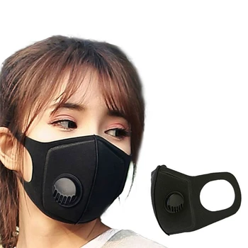 Opakovane Dospelých Proti Oparu Masku na Tvár Kvapky 3D Ice Hodváb, Bavlna Umývateľný Maska Vietor Prachu Odolnosť Dýchanie Ventil Úst Maska