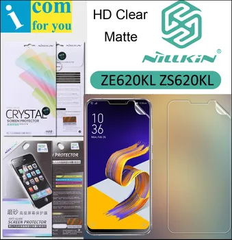 Nillkin Matný HD Zmazať Displej Ochranná Fólia Pre Asus Zenfone 5 ZE620KL Zenfone 5z ZS620KL Mäkké Priehľadné Crystal
