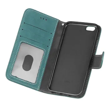 Pre Apple iPhone 6 6S iPhone6 Prípade Flip Cover Držiteľa Karty Mobile Tašky Capa Luxusné PU Kožené Peňaženky Mobilný Telefón Prípadoch Kryt Späť