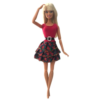 NK 2020 Najnovšie Bábiky Oblečenie 5 Ks/Set Bábika T-košele a Nohavice Módne Denné oblečenie Pre Bábiku Barbie DIY Príslušenstvo Horúce Predaj 002