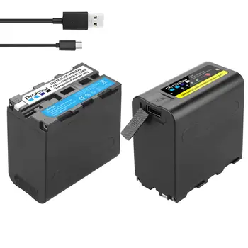 5V USB Výstup 8800mAh NP-F980 NP NP-F970 F970 F960 Batérii s LED Indikátor Napájania pre Sony F960 F550 F570 F750 F770 MC1500C