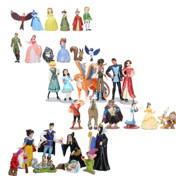 PVC Princezná, Kráľovná, Princezná Obrázok Hrať Dekorácie, hračky, Bábiky Pre Deti