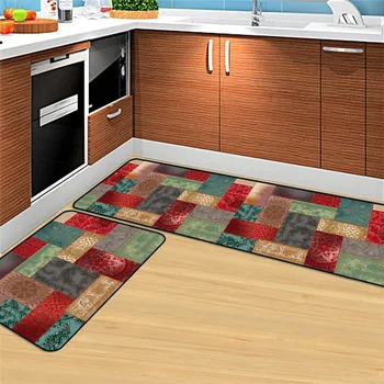 50x160 dlhé pásy mäkký koberec Európsky štýl kuchyne olej-dôkaz rohože non-slip absorpčné dvere mat anti-zablokovať koberec