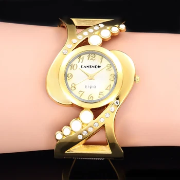 Ženy Quartz Náramok Hodiniek Crystal Luxusné Príslušenstvo Náramkové Hodinky Z Nerezovej Ocele Pás Módne Hodiny Montre Femme Horloge