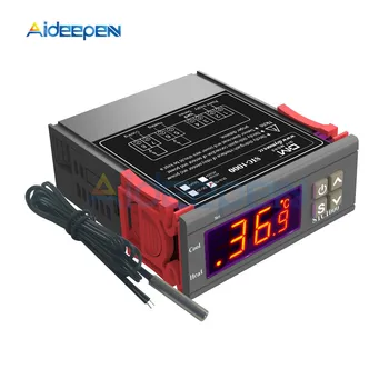 STC-1000 Digitálny Regulátor Teploty Termostat Thermoregulator pre Inkubátor LED 10A Vykurovanie Chladenie 12V 24V 36V 72V 220V