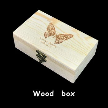 JEMYGINS Originálne Čierno-Biele Pierko motýlik Ručne Vyrobené Móda Mladých Mužov Bowtie Brošňa Pin Darček Box Set Pre Strany Bowtie
