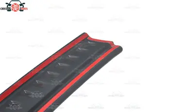 Pre Kia Rio IV 2017~2020 stráže ochrany štítku na zadnom nárazníku parapet auto styling dekorácie šúchať panel príslušenstvo