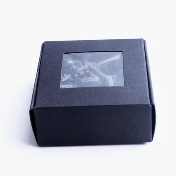 1PC Prírodné Achát Geode s Box Crystal Klastra Surového Kameňa Minerálne Vzorky Hrubé Nepravidelný Dekoratívne Dar Uzdravovania