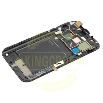 AMOLED LCDFor Samsung Galaxy Note 2 Pozn.2 N7100 N7105 T889 i317 i605 L900 LCD s rám Displeja Dotykový Displej Digitalizátorom. Montáž