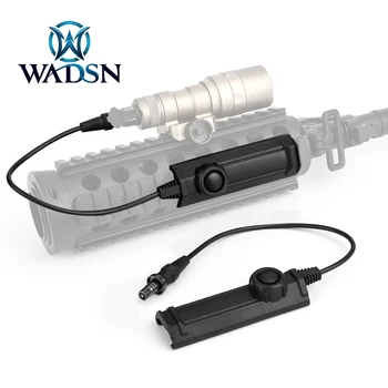 WADSN Taktické M300 M600 M900 Série Baterka Dual Tlak Pásky Prepínač Airsoft Moment Konštantný On/Off Zbraň Svetlá Chvost