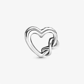2020 Nové Autentické 925 Sterling Silver Milujem ťa, Mama Openwork Srdce Kúzlo Perličiek Nosenie 3 mm Náramok DIY Šperky Matky Gif