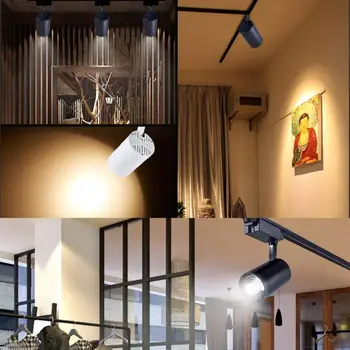 LED track lampa sledovať svetlo 20W 30W 2 drôt oblečenie obchod windows showroomov výstava pozornosti KLASU železničnej bodové svetlo
