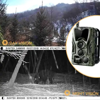 Suntekcam HC-801LTE 4G Lov Fotoaparát, 16 MP Infračervené Kamery MMS/SMTP Foto Pasce 0.3 s Spúšť Čas 940 nm LED Wild Fotoaparát PhotoTrap