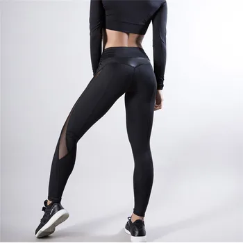 Móda Bežné Slim Patchwork Sexy Žien Zadok Výťah Nohavice Hip Push Up Legíny Fitness Cvičenie Úsek Oblečenie