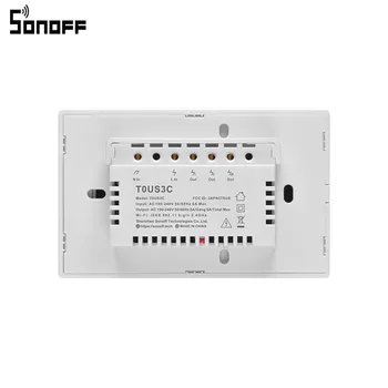 SONOFF T0 TX NÁS 1/2/3 Gang Wifi / APP / Dotykového Spínača Smart Wall Light Switch Panel Základné Časovač S Alexa Domovská stránka Google