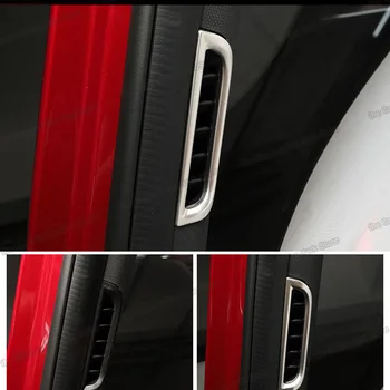 Lsrtw2017 Nehrdzavejúcej Ocele Auto po odvzdušňovací Otvor Rám trim Mg Hs 2018 2019 2020 Príslušenstvo Častí dekorácie