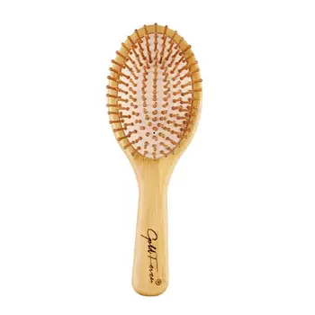 1 Nastavte Bambusová Masáž Špirála Set Professional Hair Brush Set Vlasy Masáž Špirála Auta Kaderníctvo Tool Kit (Khaki)