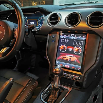 Pre Ford Mustang 2016 2017 2018 2019 Auto Multimediálne rádio Tesla Android 9.0 systému GPS Navigácie stereo Prehrávač vedúci jednotky